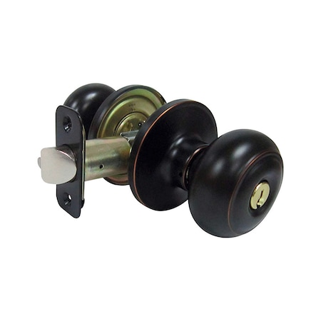 Faultless Faultless Fancy Mushroom Aged Bronze Entry Knobs Right Handed TGX700
